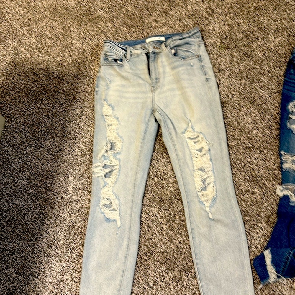 Eunina super high rise skinny ankle jeans